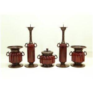 敬慕心型五具足 色分け | 株式会社作島