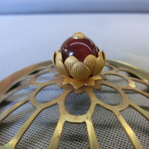 瑪瑙（メノウ）蓮華付ツマミ「アウトレット品」