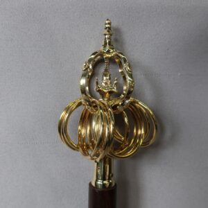 錫杖12釻 黒檀柄「アウトレット品」 | 株式会社作島