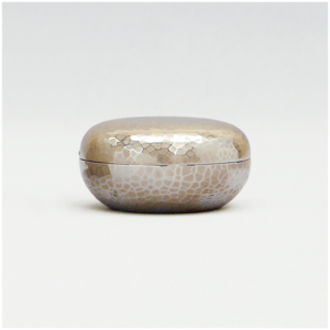 純銀製香合 鎚目入り | 株式会社作島